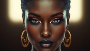 17 Stunning Black and Gold Eye Makeup Looks for Dark Skin